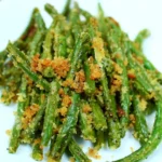 Tasty Garlic Green Beans with Parmesan Recipe finished dish