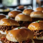 Tasty Sloppy Joe Sliders for Your Next Gathering finished dish
