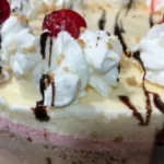 Tempting No-Bake Banana Split Pie Recipe finished dish
