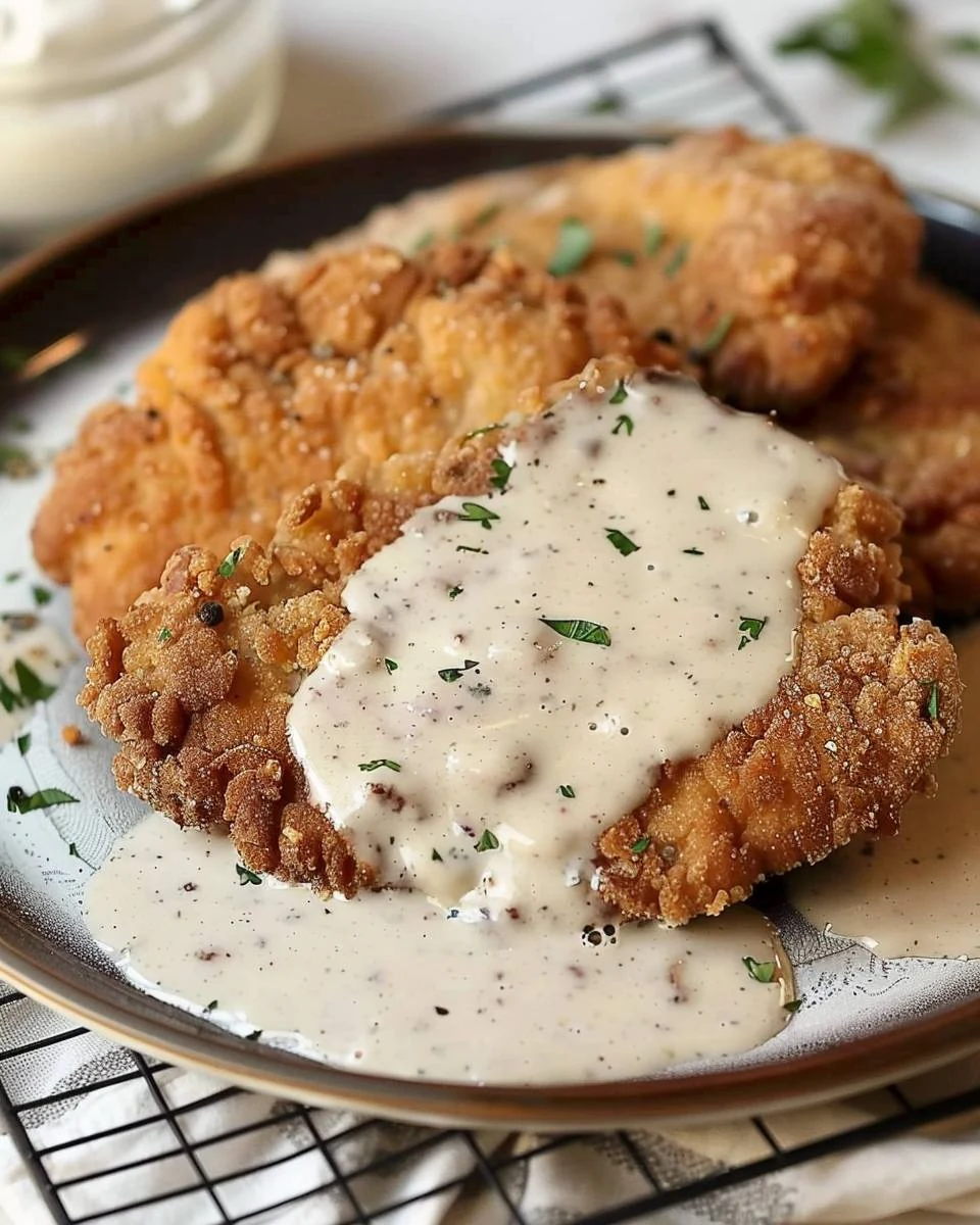The Best Chicken Fried Steak Recipe You’ll Love finished dish