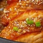 The Perfect Honey Butter Old Bay Salmon Recipe finished dish