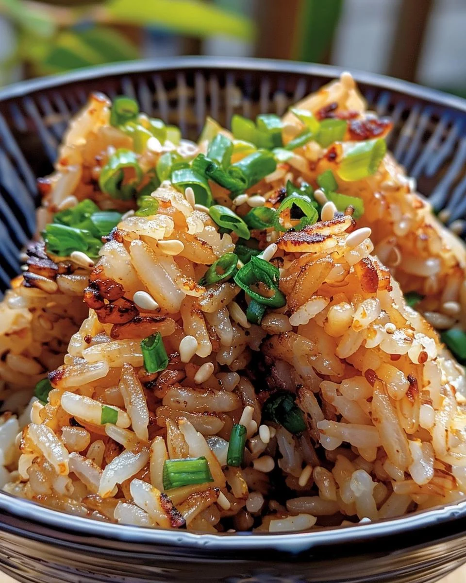 Transform Leftover Rice with This Grilled Rice Recipe finished dish