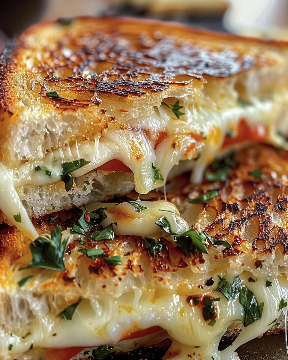 Transform Your Lunch with Greek Grilled Cheese finished dish