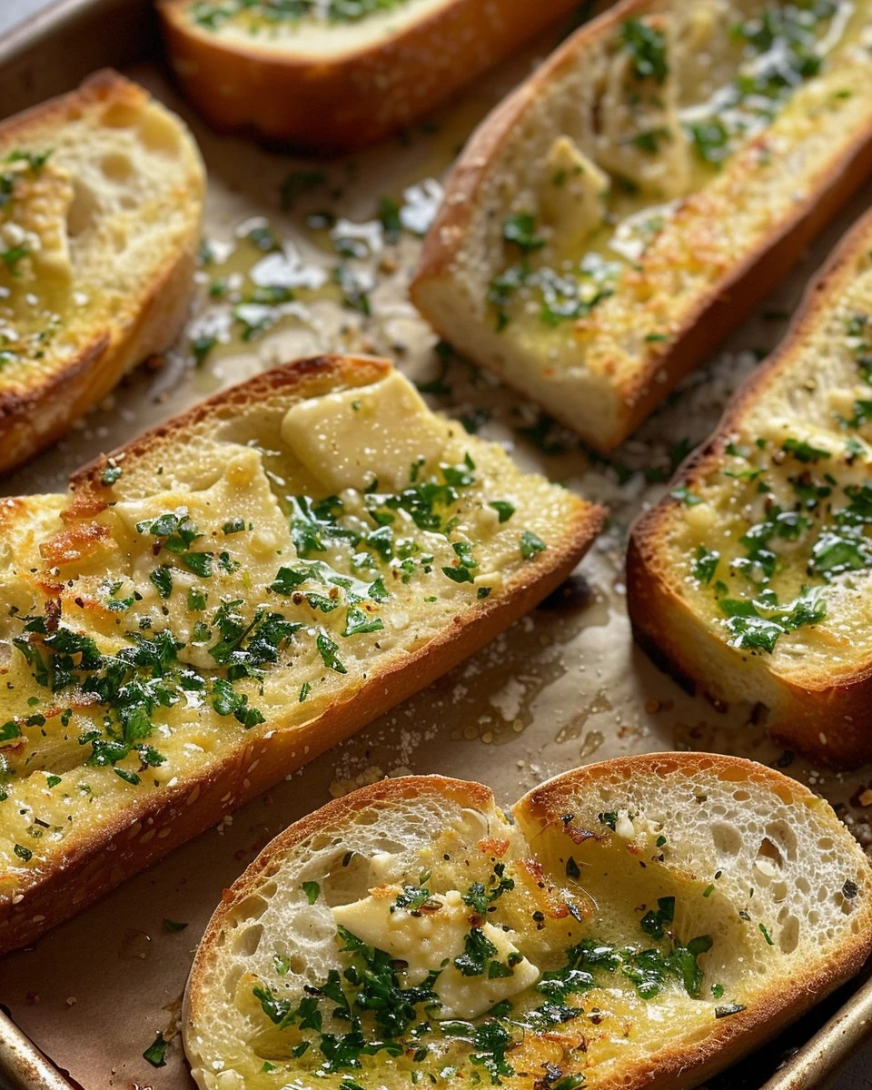 Ultimate Classic Garlic Bread Recipe in 22 Minutes finished dish