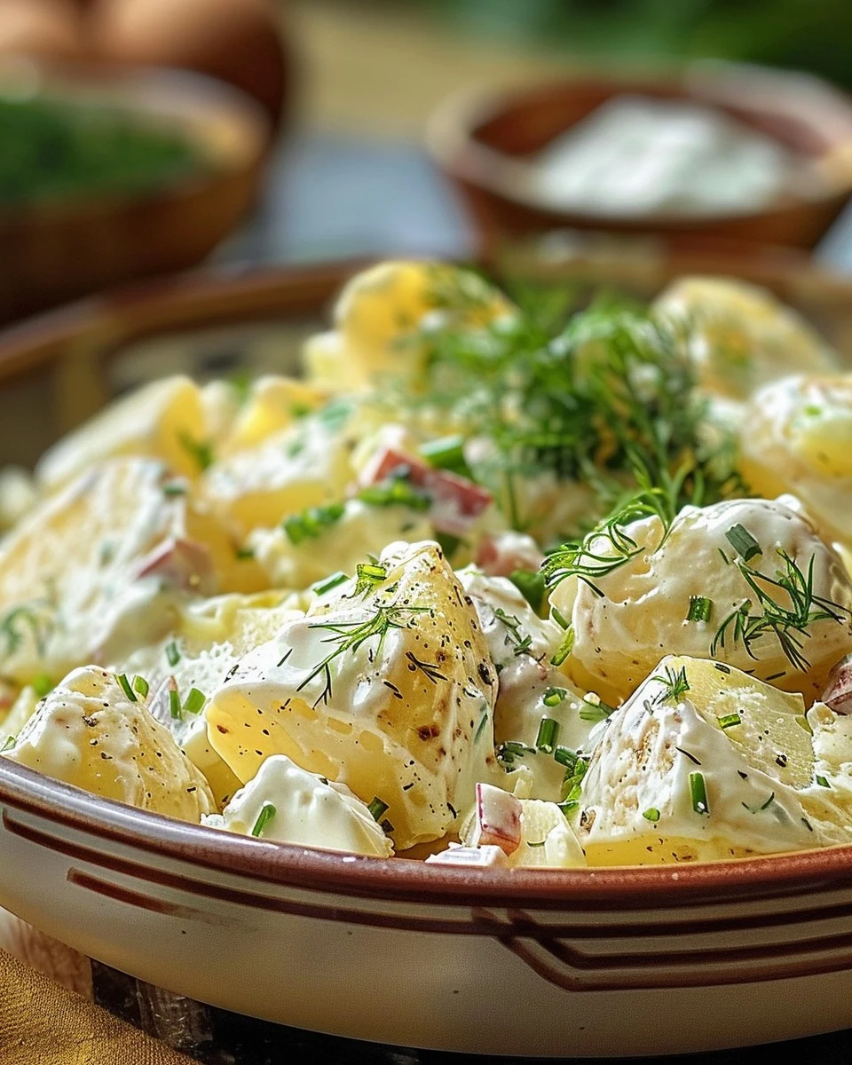 Ultimate Classic Potato Salad Recipe for Any Occasion finished dish