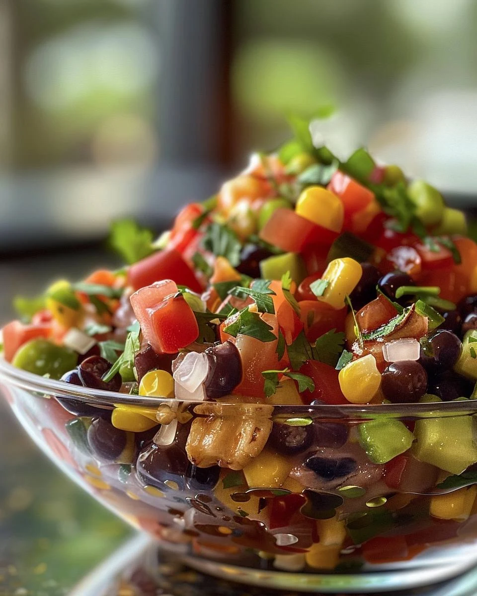 Ultimate Cowboy Caviar: A Flavorful Fiesta finished dish