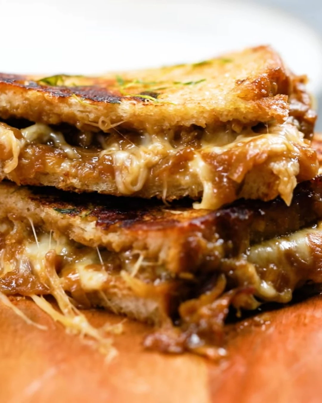 Ultimate French Onion Grilled Cheese Recipe finished dish