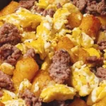 Ultimate Tater Tot Breakfast Bowl: A Hearty Brunch Delight finished dish