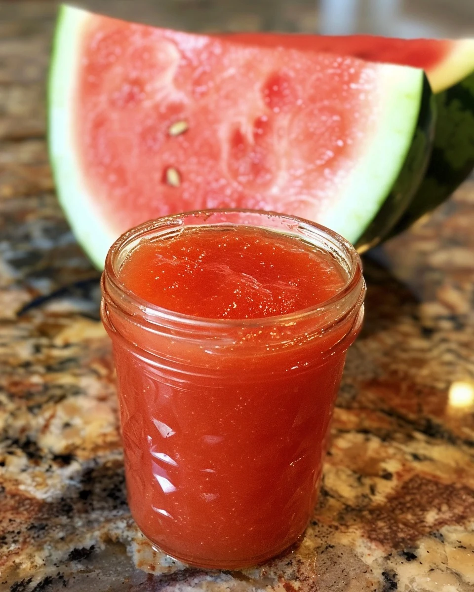 Watermelon Honey Sugar-Free 1 Ingredient Easy Recipe finished dish