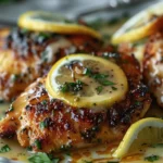 Zesty Italian Lemon Pecorino Chicken Recipe to Try finished dish